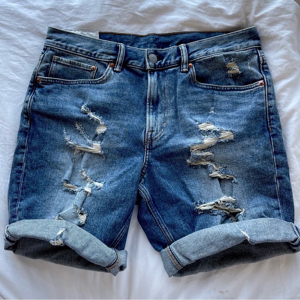 Distressed Jean short